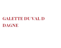 Fromages du monde - Galette du Val d Dagne